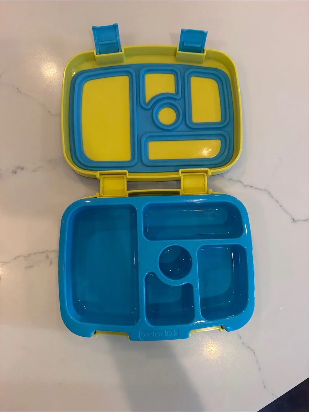 Bentgo Kids Lunchbox - Yellow with Blue Trim